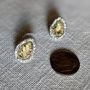 Opal Teardrop Earrings